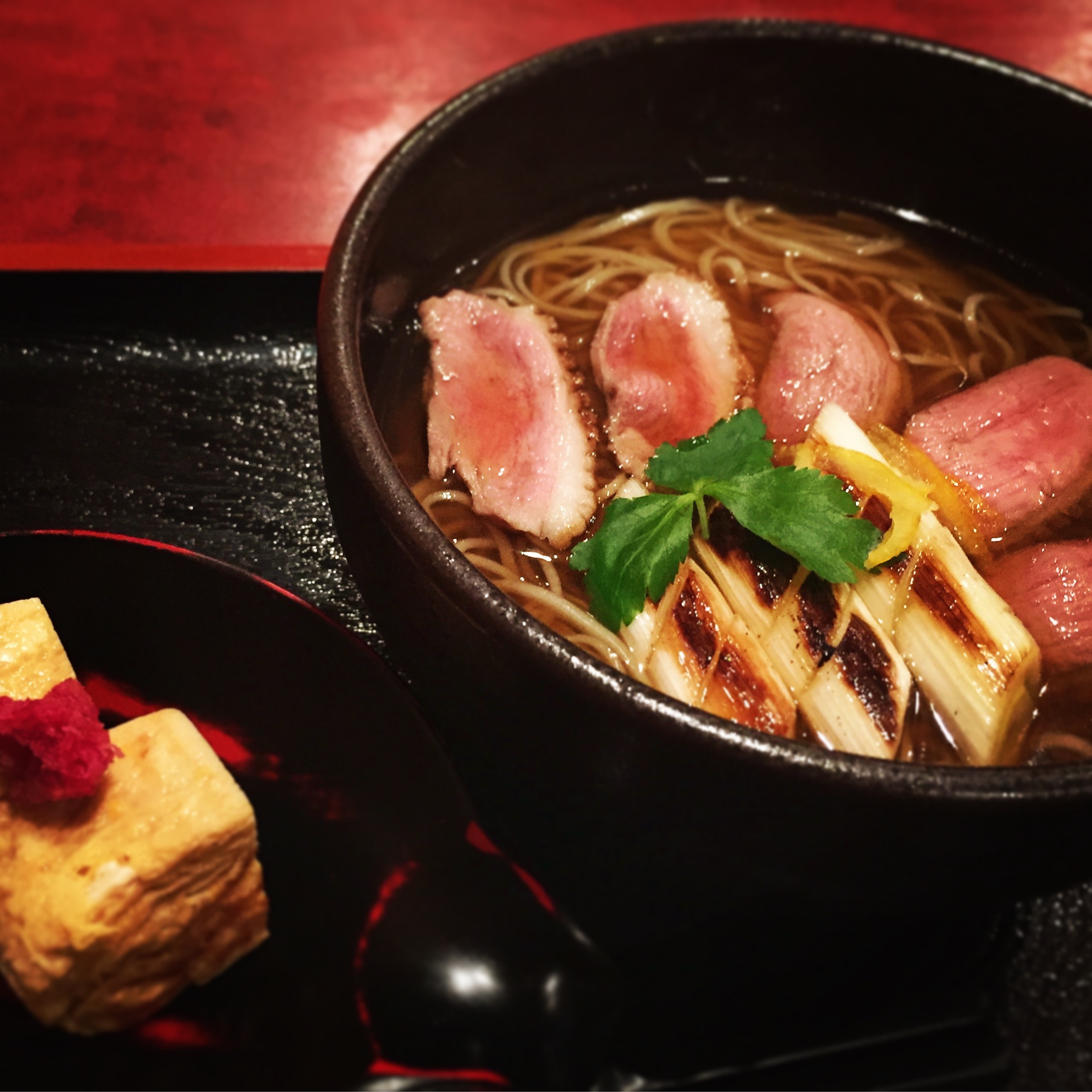 年末の贅沢＠万謝の鴨南蛮