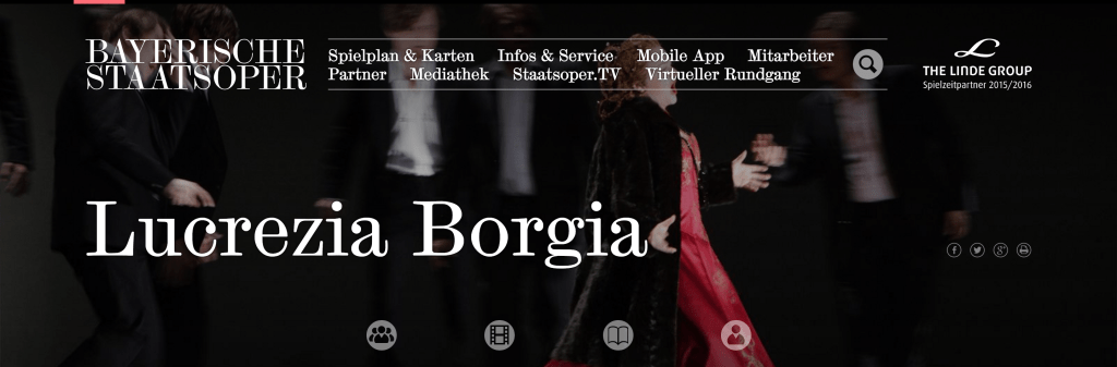 [DE2016]Lucrezia Borgia 2016.07.13@Bayerische Staatsoper